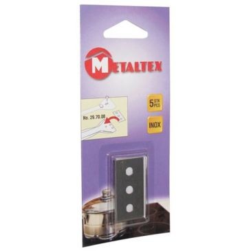 Metaltex Recharge x 5 lames gratte vitre