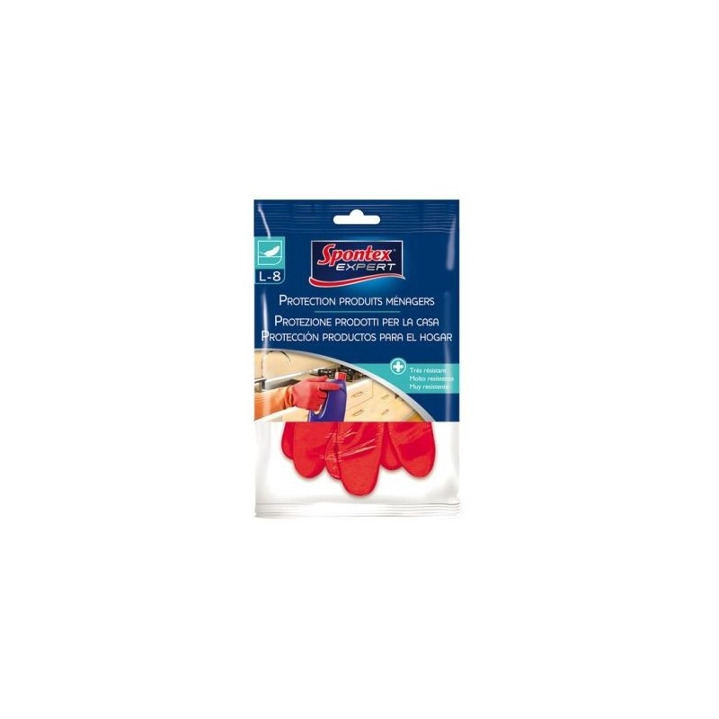 SPONTEX EXPERT Gant protection chimique taille 8 latex