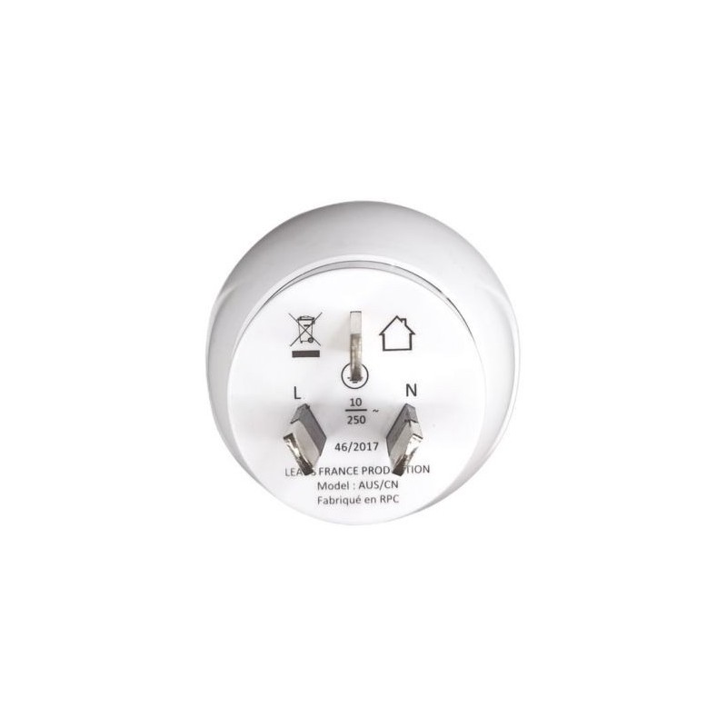 Ite design Adaptateur prises France - Australie - Chine 240V-2400W