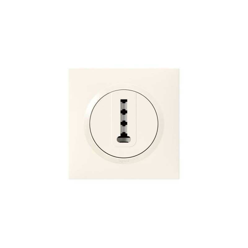 Legrand Prise tel en T blanc complet dooxie