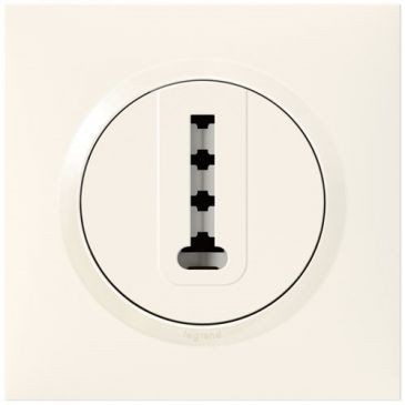Legrand Prise tel en T blanc complet dooxie