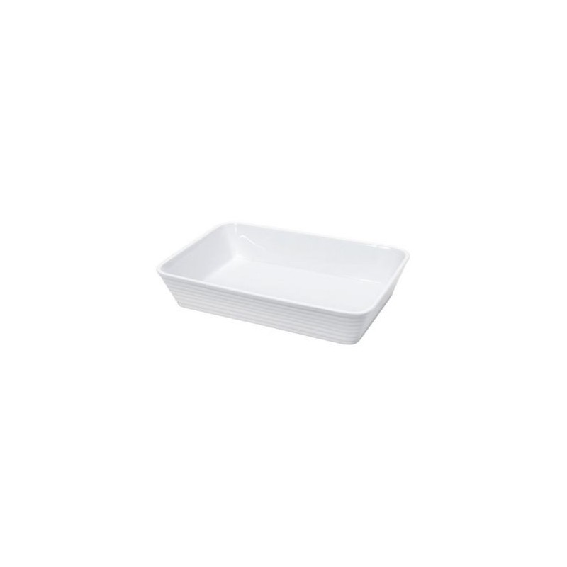 KUCHENPROFI Plat à four rectangulaire 20 x 12 cm - Blanc