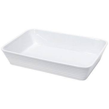 KUCHENPROFI Plat à four rectangulaire 20 x 12 cm - Blanc