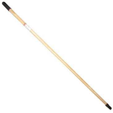 Thomas Manche bois brut 1.30m avec embout à vis et attache