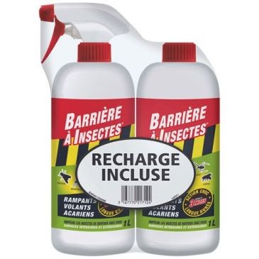 BARRIÈRE À INSECTES Barrière insectes ramp.volan.acariens pae 1l+1l