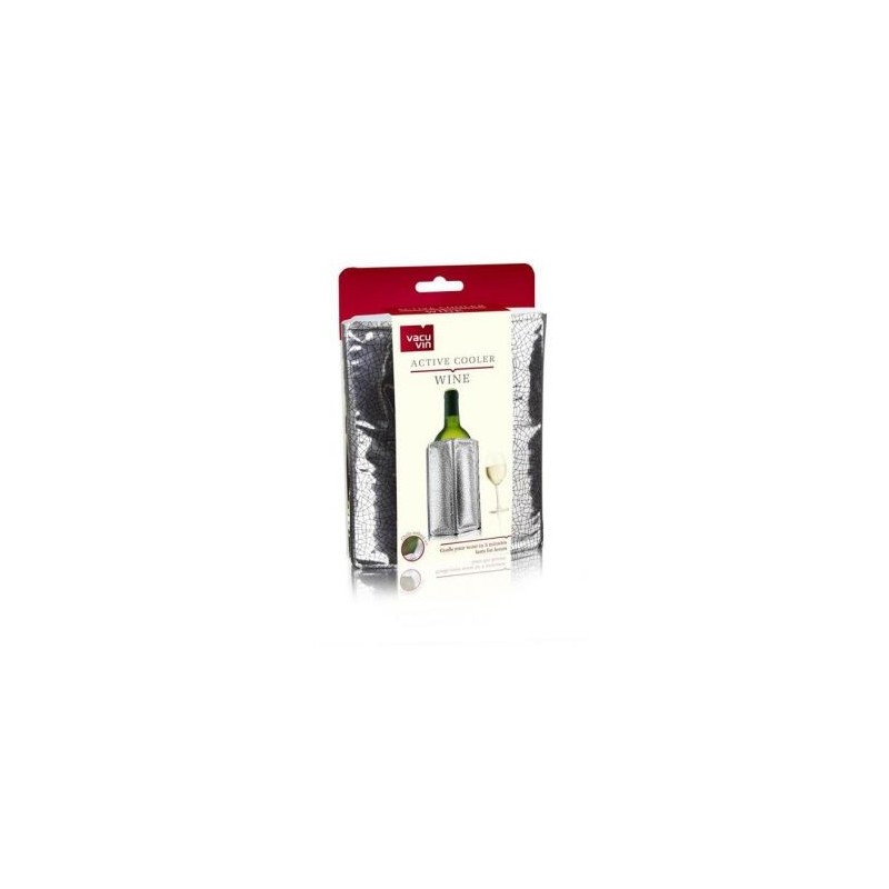 Vacuvin Rafraîchisseur à vin Argenté - Active Cooler Wine