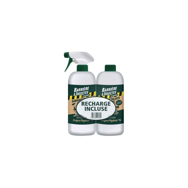 BARRIÈRE À INSECTES Insectes volants rampants acariens PAE 1L+1L