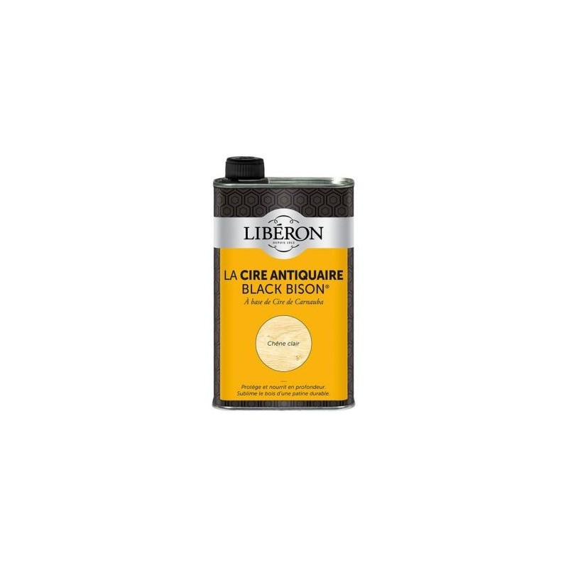 Liberon Cire Black bison 0.5L chêne clair