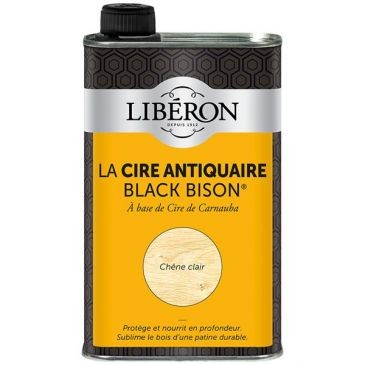 Liberon Cire Black bison 0.5L chêne clair