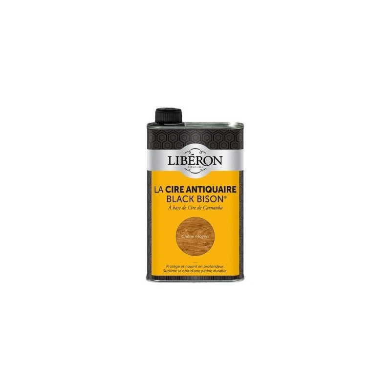 Liberon Cire Black bison 0.5L chêne moyen