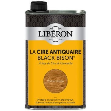 Liberon Cire Black bison 0.5L chêne moyen