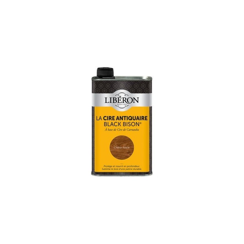 Liberon Cire Black bison 0.5L chêne foncé