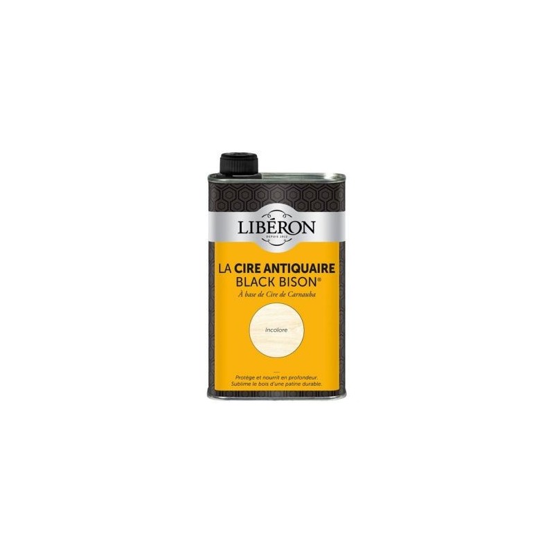 Liberon Cire Black bison 0.5L incolore