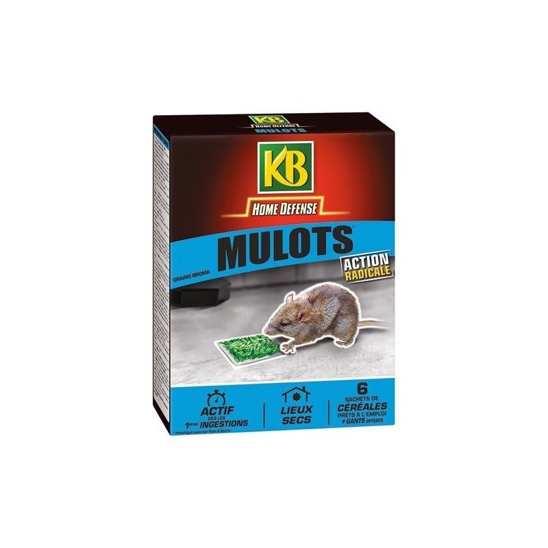 KB Home Defense Home defense mulot céréales sachet 10 x15g /nc
