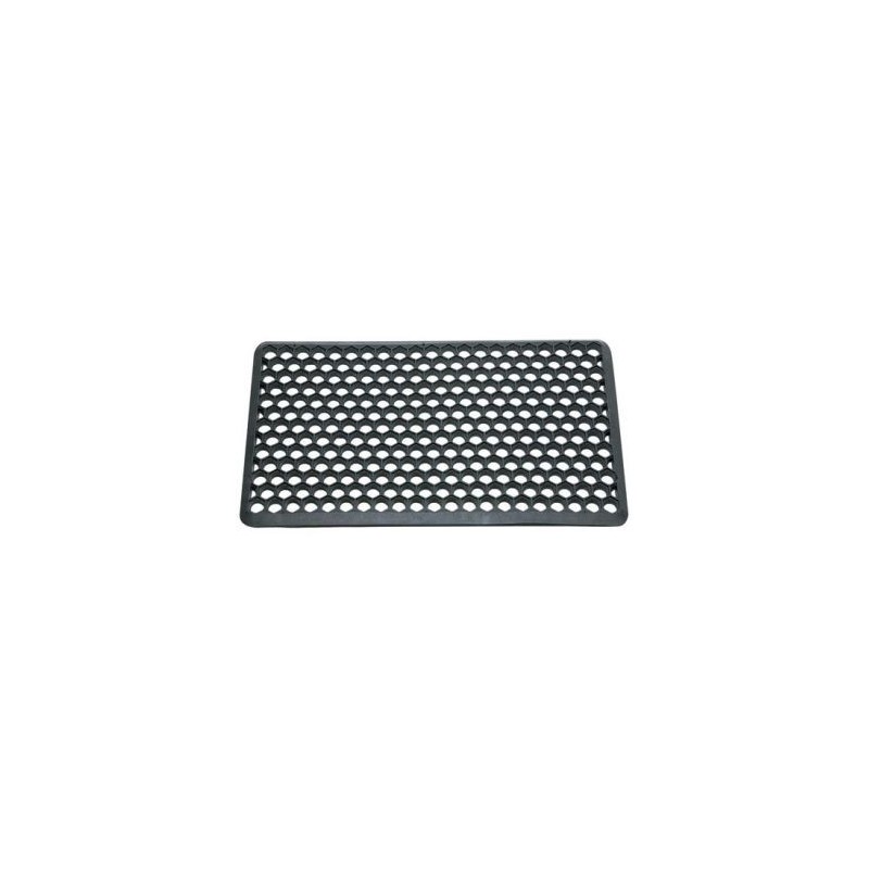 IDMAT Tapis caillebotis hexagone bords biseautes 40x60cm