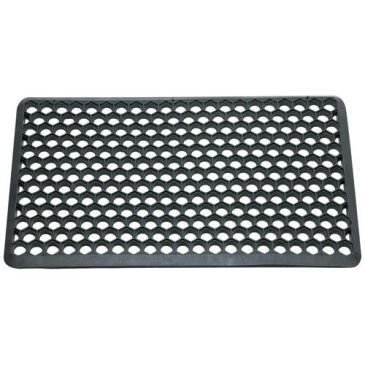 IDMAT Tapis caillebotis hexagone bords biseautes 40x60cm