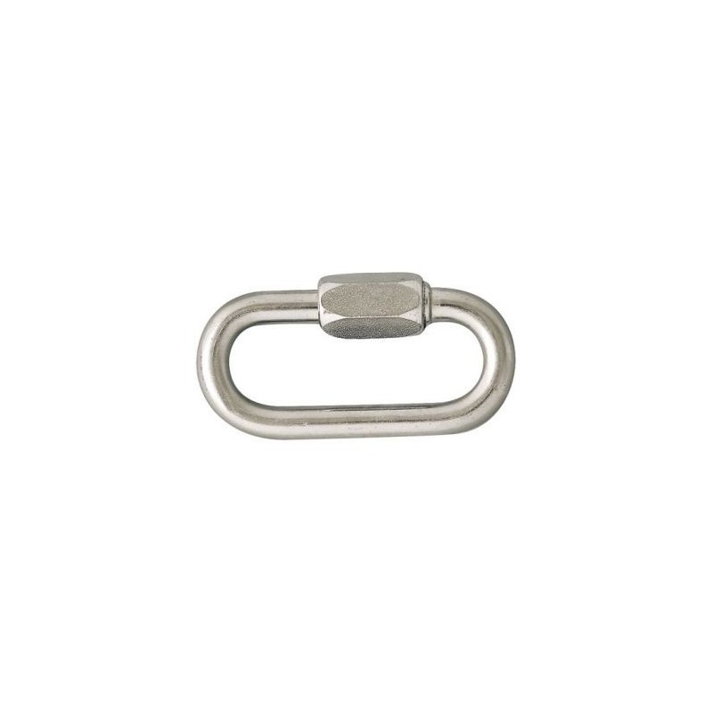 CHAPUIS Maillon jonction pour chaîne acier zingué Ø3.5mm 100kg bl2