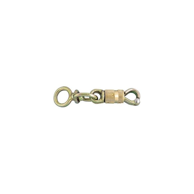 CHAPUIS Mousqueton sécurité acier zingué bichromaté 55mm 160kg bl1