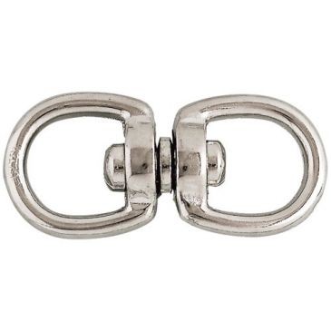 CHAPUIS Touret double zamak nickelé fil Ø5.5mm 40kg blister 1