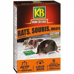 KB Home Defense Home defense rat souris mulot céréales 5x25g /nc - Image 2
