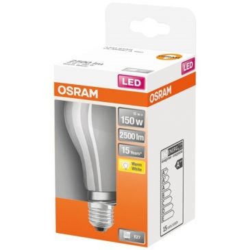 OSRAM Led standard verre dépoli 16w e27 chaud bte 1