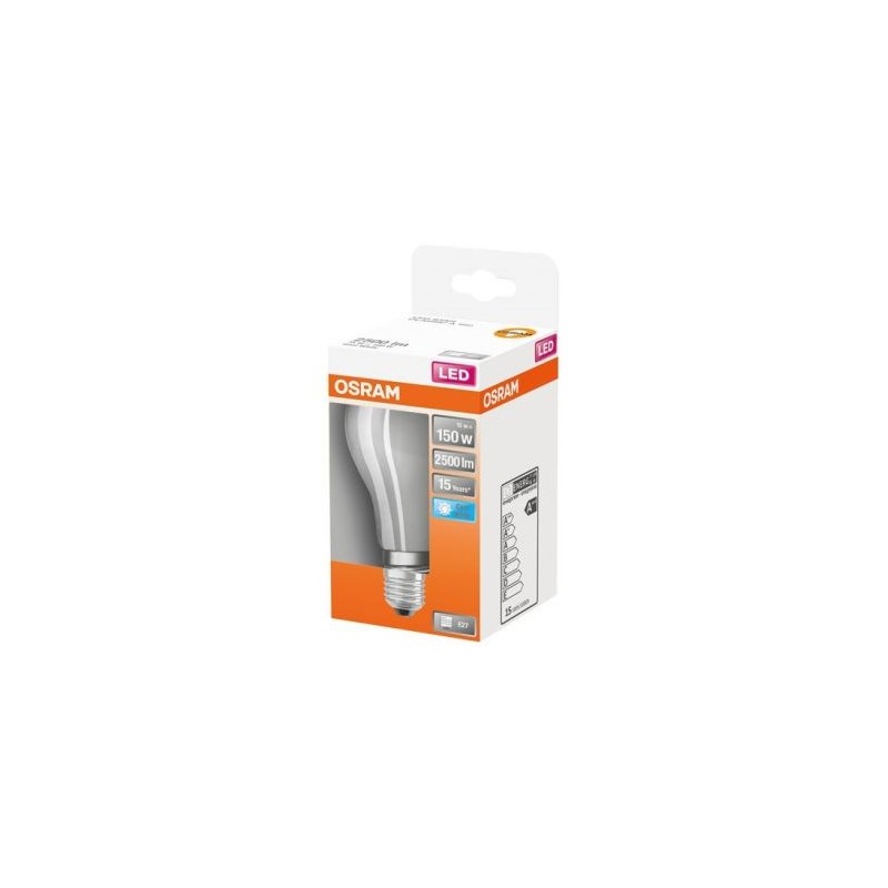 OSRAM Led standard verre dépoli 16w e27 froid bte 1
