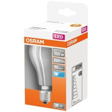 OSRAM Led standard verre dépoli 16w e27 froid bte 1
