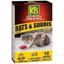 KB Home Defense Home defense rat souris pâte 12x10g /nc - Image 2