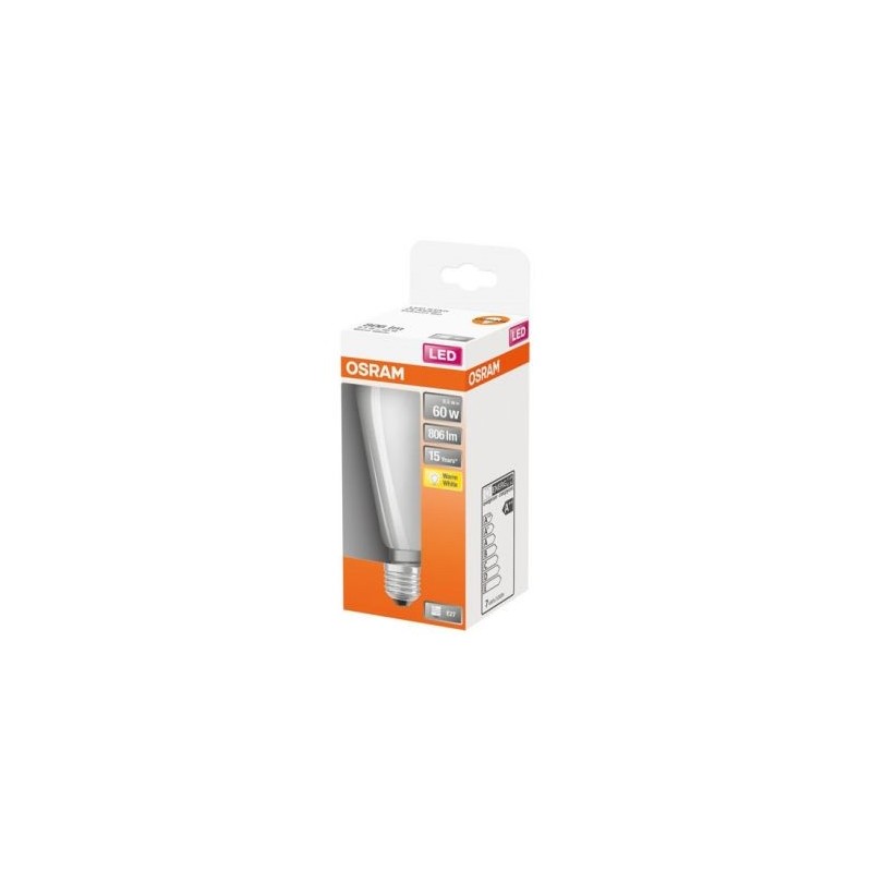 OSRAM Led edison dépolie filament 7w e27 chaud bte 1