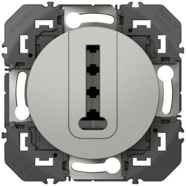Legrand Prise téléphone en t alu composable Dooxie