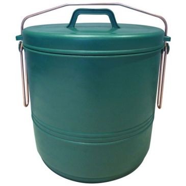 ALUMINIUM ET PLASTIQ Poubelle compost 16l verte