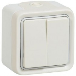 Plexo double vv 10a blanc...
