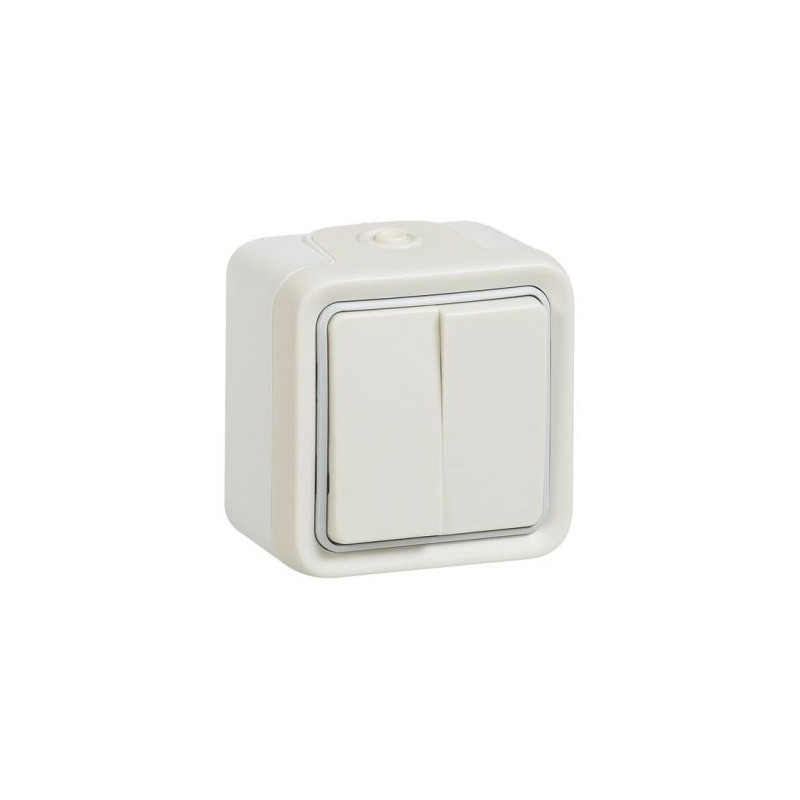 Legrand Plexo double vv 10a blanc saillie