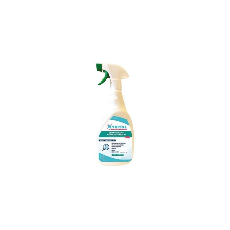 Wyritol Wyritol spray desinfectant mains et surfaces 750ml