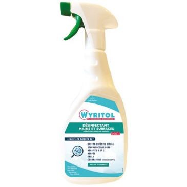 Wyritol Wyritol spray desinfectant mains et surfaces 750ml