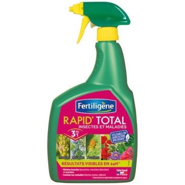 Fertiligene Insectes et maladies Rapid'Total UAB prêt à l'emploi 800ml