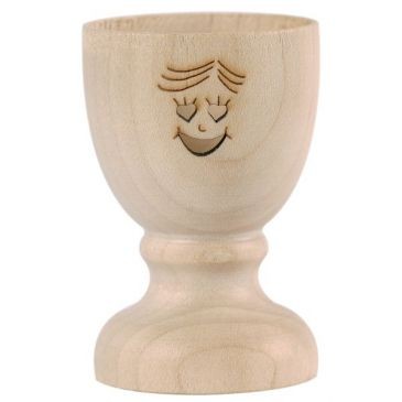 Patisse Coquetier bois - Smiley