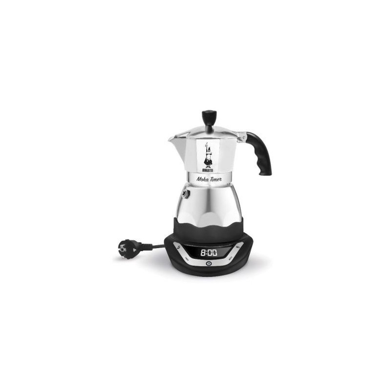 BIALETTI Cafetière italienne électrique 6 tasses - Moka Timer