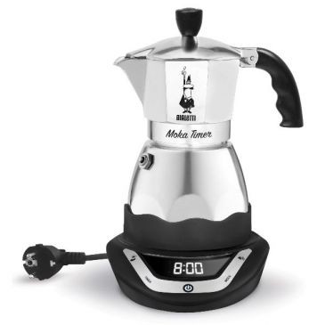 BIALETTI Cafetière italienne électrique 6 tasses - Moka Timer