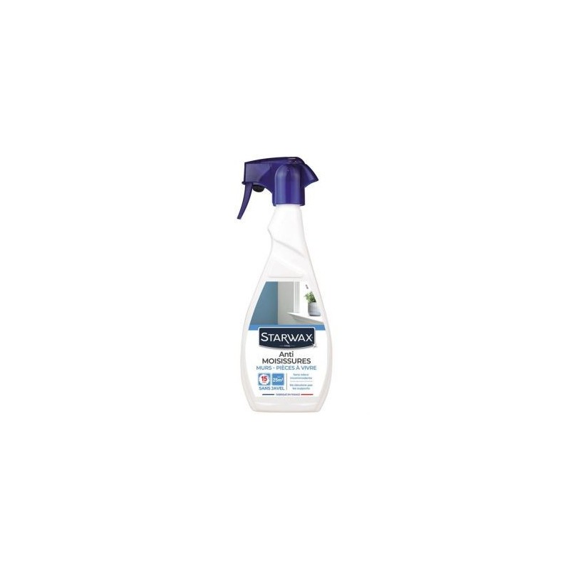 STARWAX Antimoisissures Murs et Pieces à Vivre 500 Ml