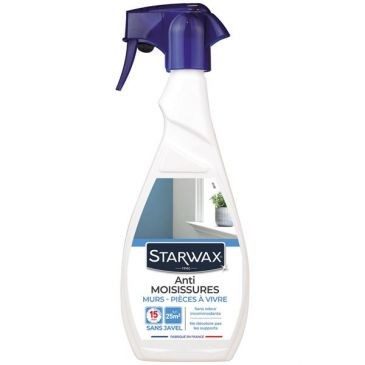 STARWAX Antimoisissures Murs et Pieces à Vivre 500 Ml