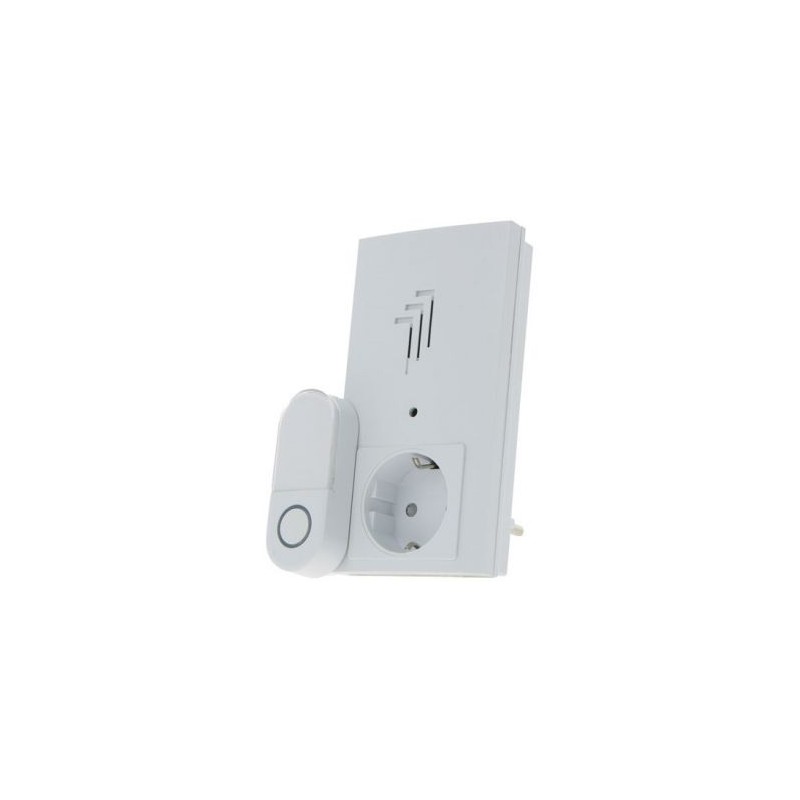 Ceezam Carillon sans fil set plug pass 38 mélodies 80DB 100M blanc