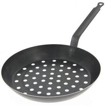 De Buyer Poêle à légumes & marrons perforée 28 cm - Outdoor