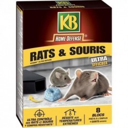 KB Home Defense Rat souris blocs 200g (8x25g) /nc - Image 2