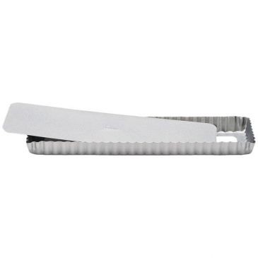 Patisse Moule à tarte rectangle 35 x 11 x 2.5 cm - Silver Top