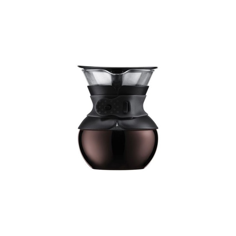 BODUM Cafetière 4 tasses / 0.5 L Noire - Pour Over