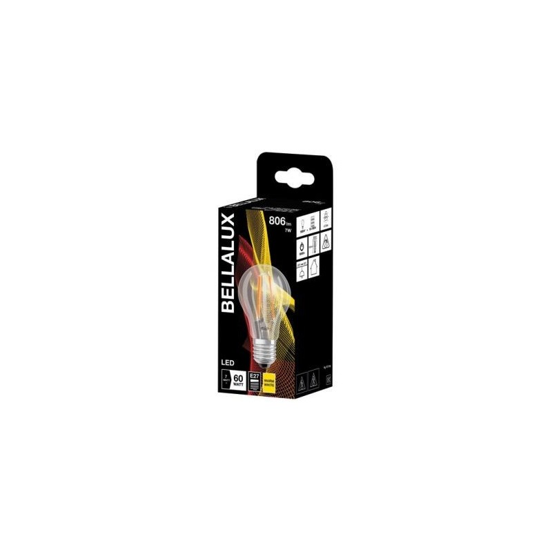 Bellalux Bellalux led clair standard e27 7w chaud 806lm