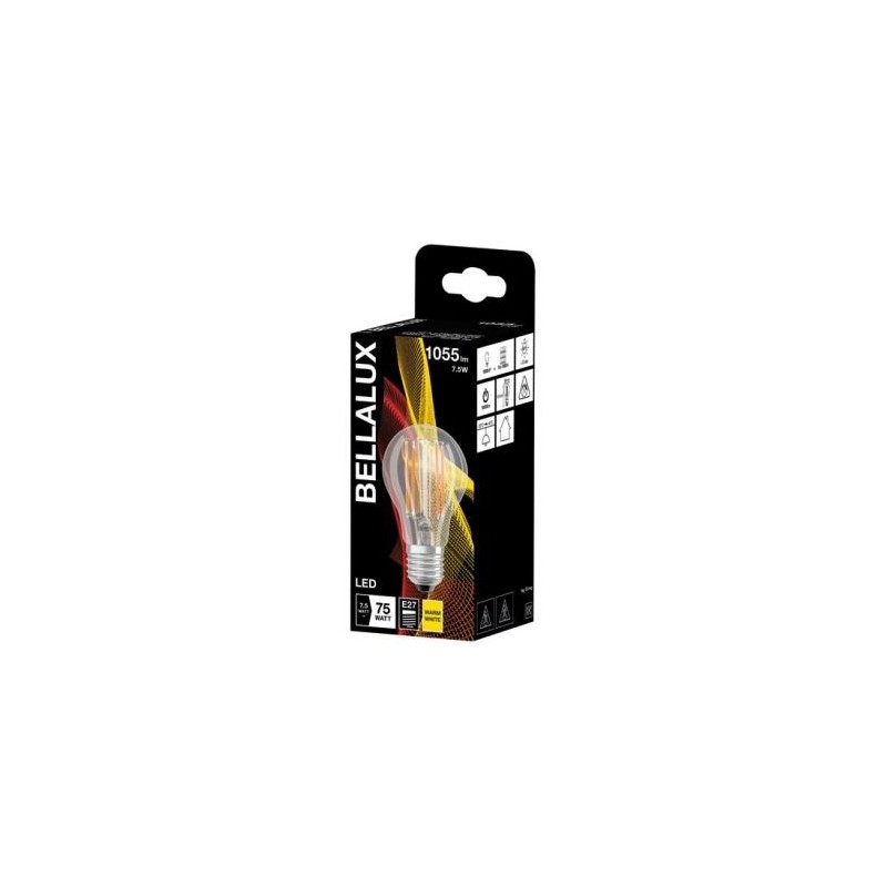 Bellalux Bellalux led clair standard e27 7.5w chaud 1055lm
