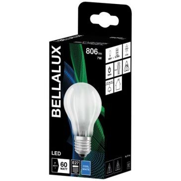 Bellalux Bellalux led dépoli standard e27 6.5w froid