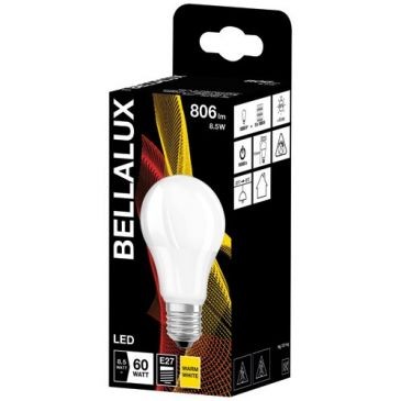Bellalux Bellalux led dépoli standard e27 8.5w chaud